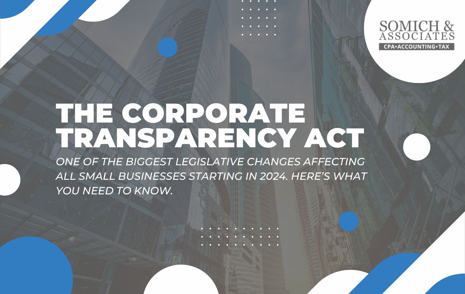 Corporate Transparency Act (CTA) Somich & Associates CPAs