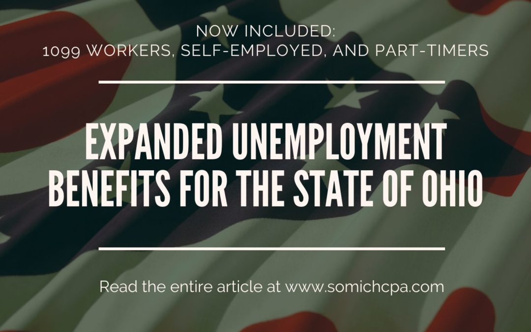 Update on the expanded unemployment benefits for the state of Ohio