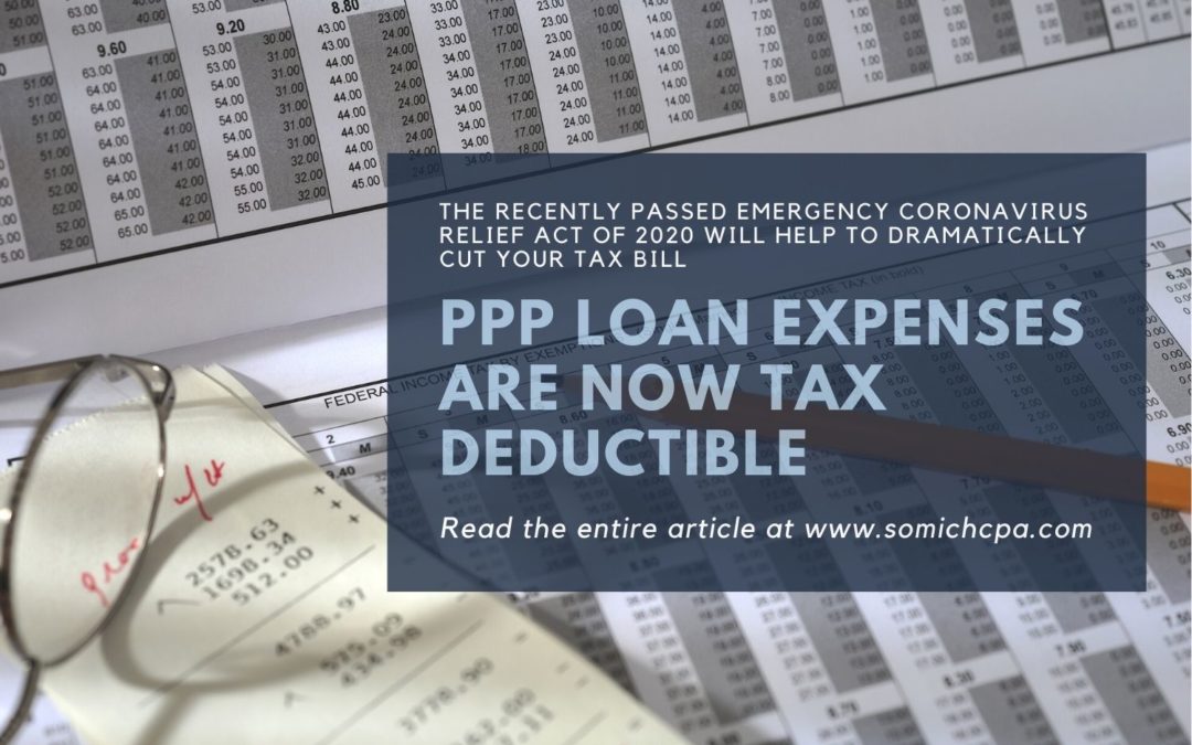 PPP Loan Expenses Are Now Tax Deductible