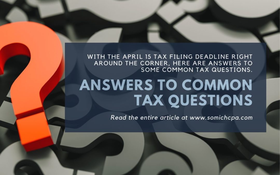 Answers to Common Tax Questions