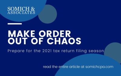 Prepare for the 2021 tax return filing season