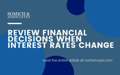 Review Financial Decisions When Interest Rates Change