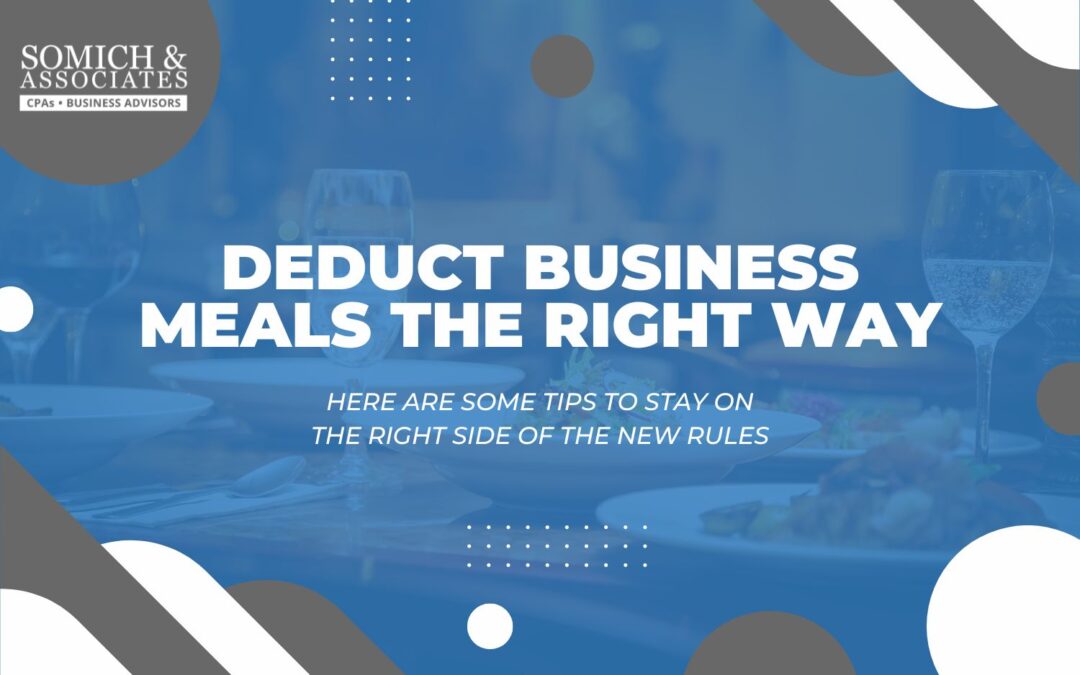 Deduct Business Meals the Right Way