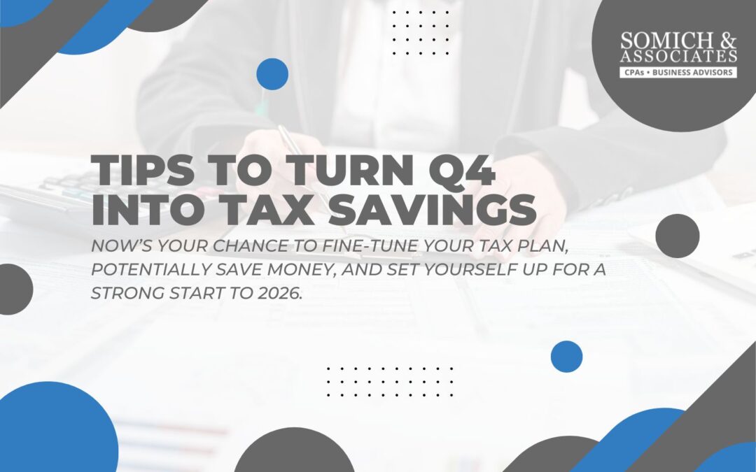 Turn Your Q4 Into Tax Savings